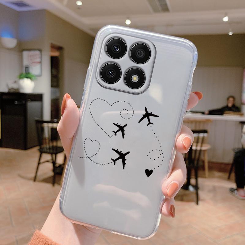For Honor X8a 4G Case Silicone Soft Clear Coque Phone Cases Cover X8b X8c X6b 6.7'' 5G X8 X6a Shell Bumper Protection Astronaut