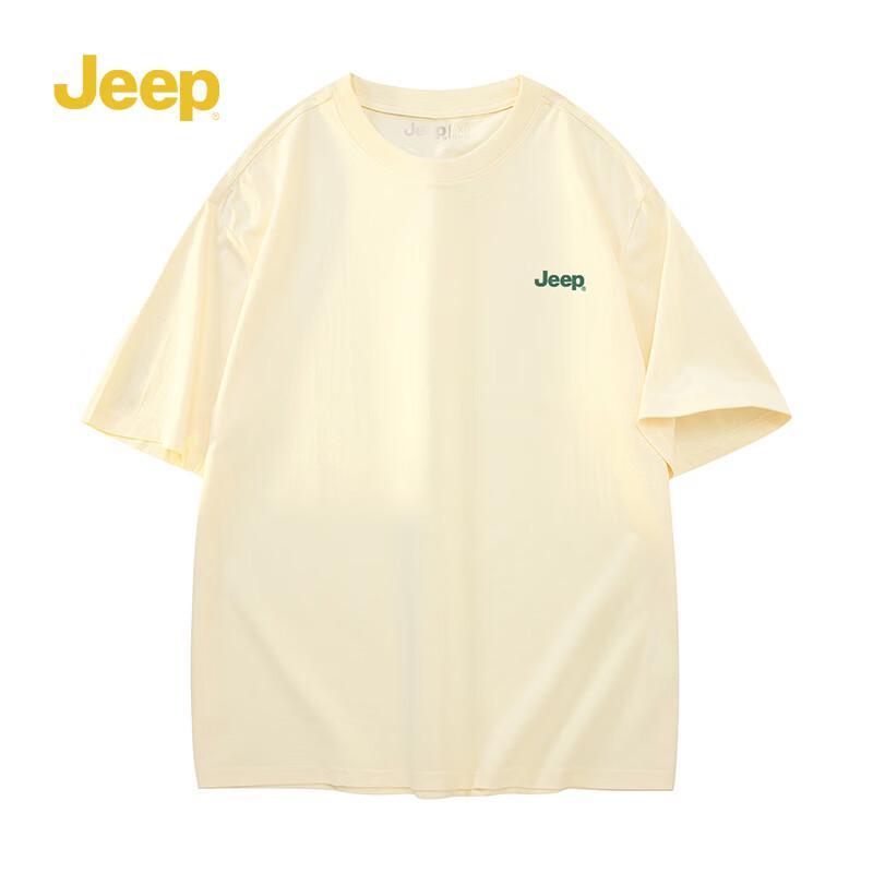JEEP Unisex Short Sleeve Printed Couple T-Shirt P85DMKT216 3XL