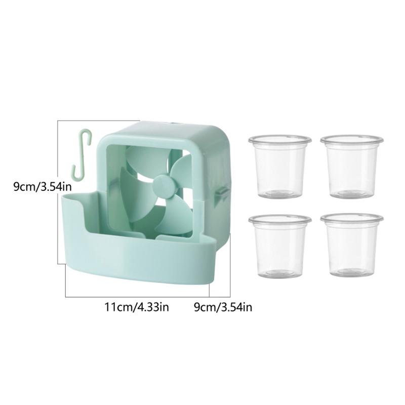 Elektrický ventilátor Chladicí Úložný box Úložný box na ledové kostky Rychlé chlazení Přenosný Se závěsným hákem Elektrické ventilátory Držák na ledové kostky