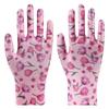 1 Pair Of Colorful Floral Pattern Nylon Gardening Gloves with Palm Coating