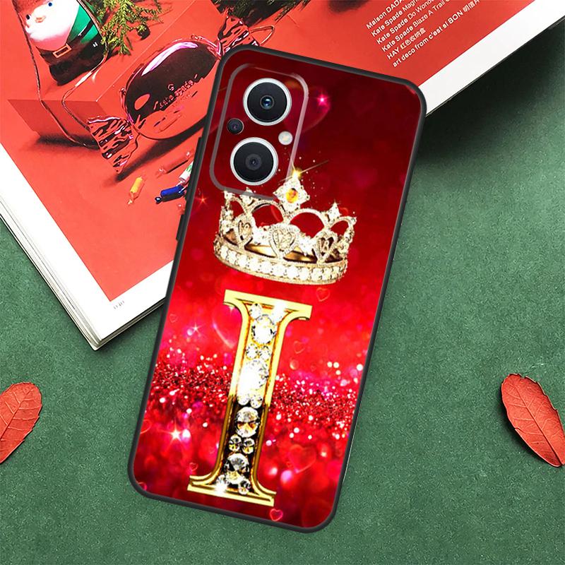 

Red Diamonds Letter Case For OPPO Reno 10 11 12 13 14 Pro 11F 12F 13F 14F 7 8 Lite OPPO Find X9 X8 X5 Pro Cover OPPO Find X8 Pro