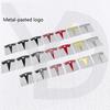 For Tesla Model 3 S X Y Roadster Cybertruck Metal Car Front Hood Cover Emblem Sticker Styling Auto Rear Trunk Badge Accessories