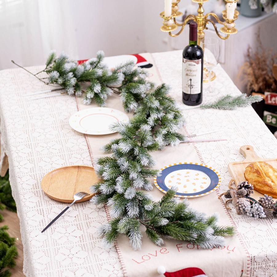 190/170cm Artificial Plant Christmas Garland Fir Pine Tree Branch Christmas Decoration Rattan Wreath Vine for Home