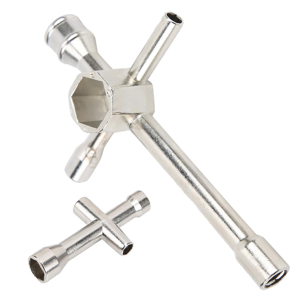 2Pcs Steel Cross Wrenches Sleeve Hex Driver Spanner Wheel Repair Tools for RC Car