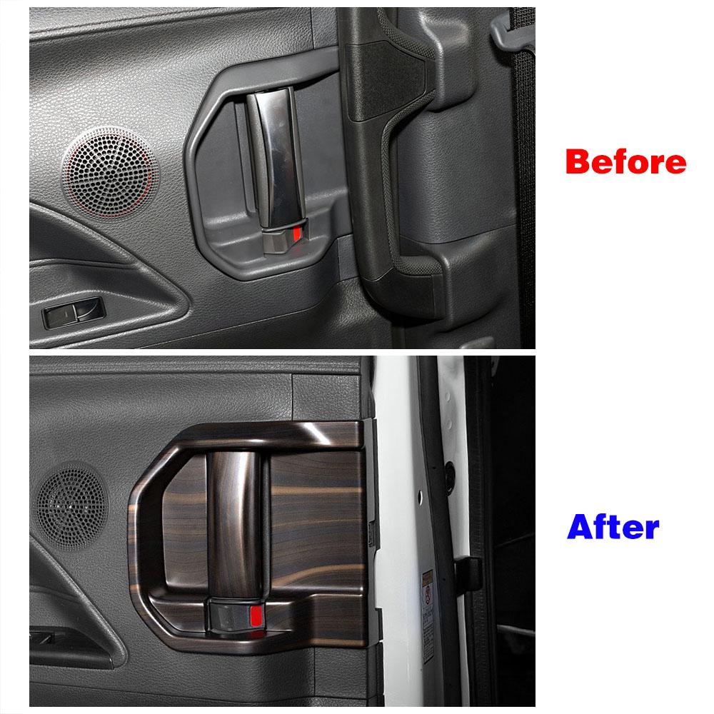 Für Toyota Sienna 2024 2024 2024 Autozubehör Innenraum Mittlere Türgriff Schale Rahmen Abdeckung Zierleiste Nachrüstung Kratzschutz Aufkleber