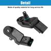 9639381480 Manifold Absolute Pressure MAP Sensor For Peugeot 106 207 807 Citroen C2 C4 Fiat 1920AJ 467680 0261230043 DC00467680