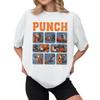 Women's Casual Printed T-Shirt Round Neck Pullover Short Sleeve Top