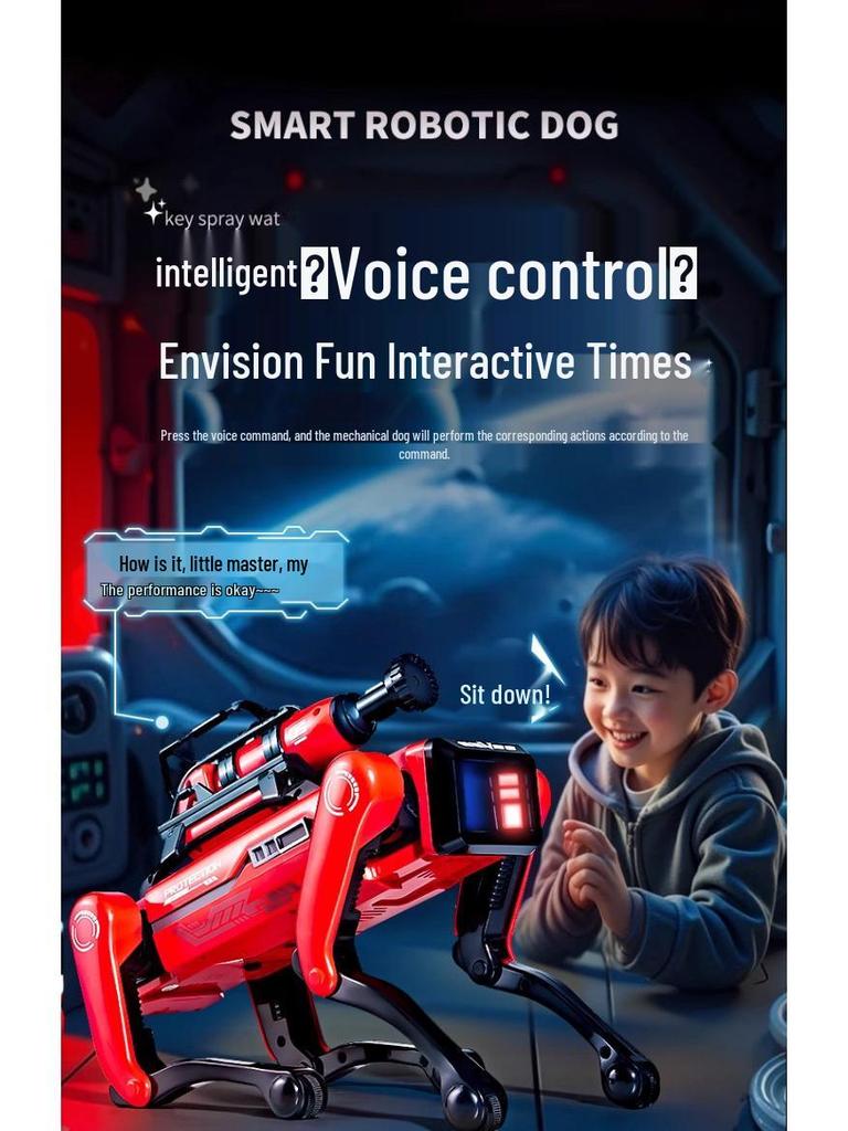 Smart Robot Dog: Interactive Educational Toy for Science & Programming with City Firefighter Simulation