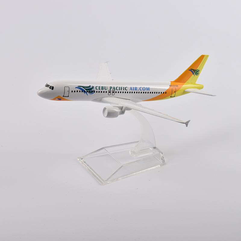 1/400 Scale 16CM Air Cebu Pacific A320 Aircraft Model Planel Airplane Diecast Metal Planes Collect Gifts