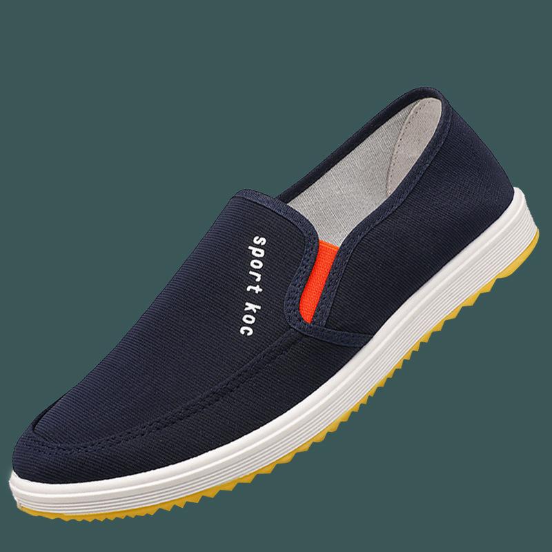 Old Beijing Canvas Men's Shoes with Cow Tendon Sole – Casual and Work Style