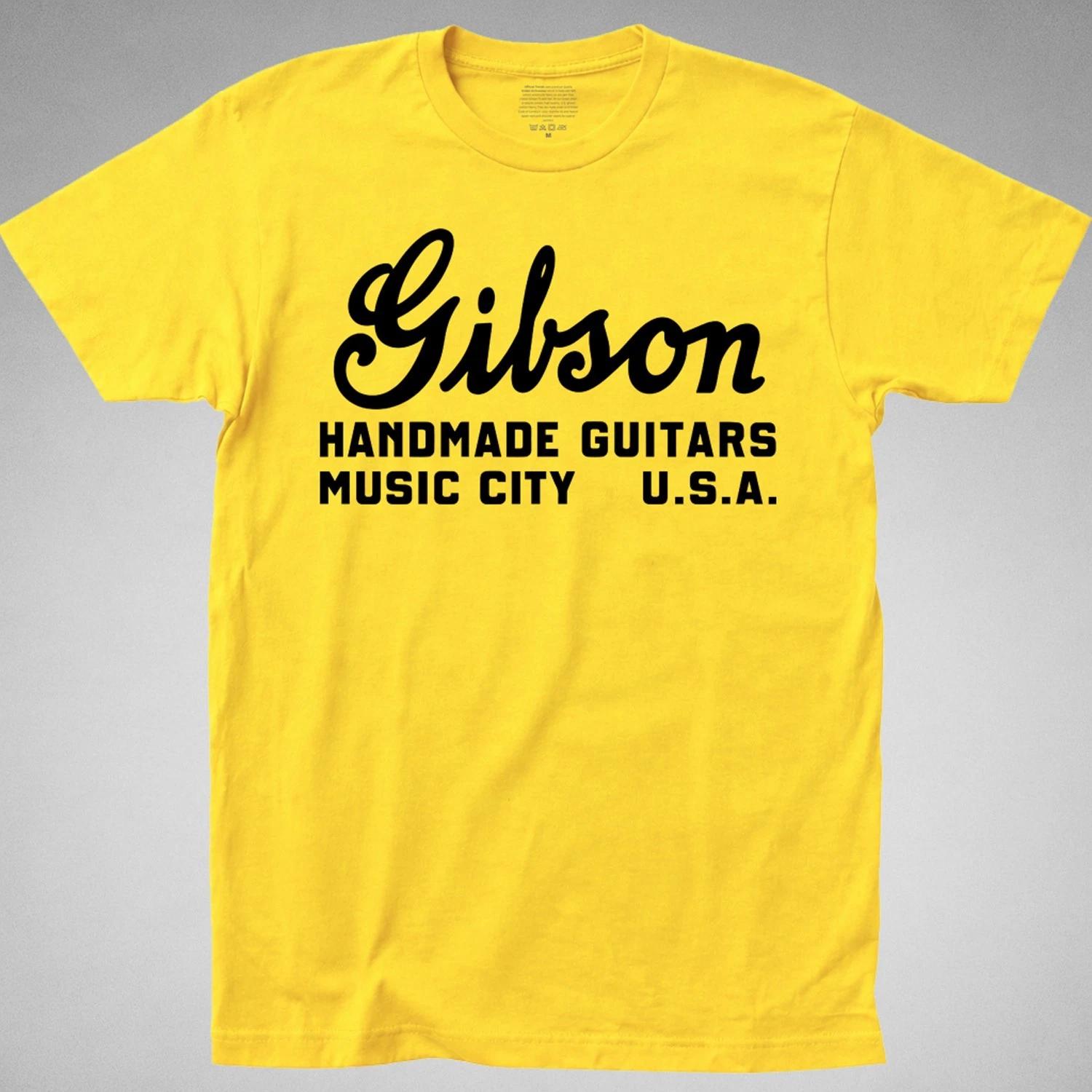 GIBSON Logo T-SHIRT les paul guitar epiphone electric music city amp vintage tee XXXXL