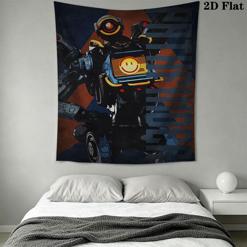 Characters of Apex Legends Wall Hanging Printed Fabric Blanket Decorative Tapestries for Bedroom Living Room Home Decor