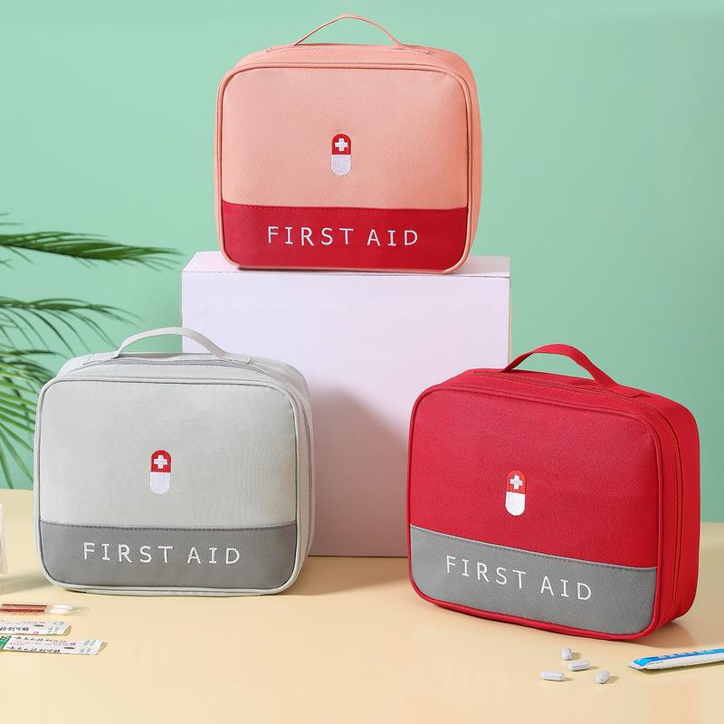 EVA Large Portable First Aid Kit - Hard Shell Emergency and Medical Travel Bag for Outdoor Use