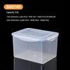 Transparent 4-Lock Refrigerator Food Storage Box