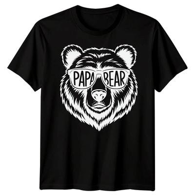 Papa Bear Mens Funny Fathers Day T-Shirt Tee Best Dad Ever Daddy Life Gift #FD