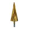 4-32mm Titanium Plated Spiral Step Drill Bit with Hex Shank for Hole Enlargement