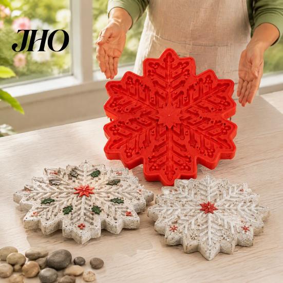 Stampi in Cemento per Paesaggistica, Stampo in Silicone per Pietra da Calpestio, Stampo per Mattoni Decorativi Girasole/Farfalla/Ape/Zucca/Fiocco di Neve/Funghi/Fatina, Riutilizzabile, Cemento Unico