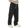 Overalls men's autumn new ins trendy brand cotton loose casual pants multi-pocket ruffian handsome straight trousers