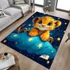 1PC Lion Cub Cloud Extra Large Non-Slip Floor Carpet, Office, Family, Bedroom, Studio - Large Area RugJ0414