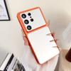 Magsafe Magnetic Luxury Solid Color Border Mirror Surface Phone Case For Samsung Galaxy S26 Ultra S24 S25 Ultra Plus Back Cover