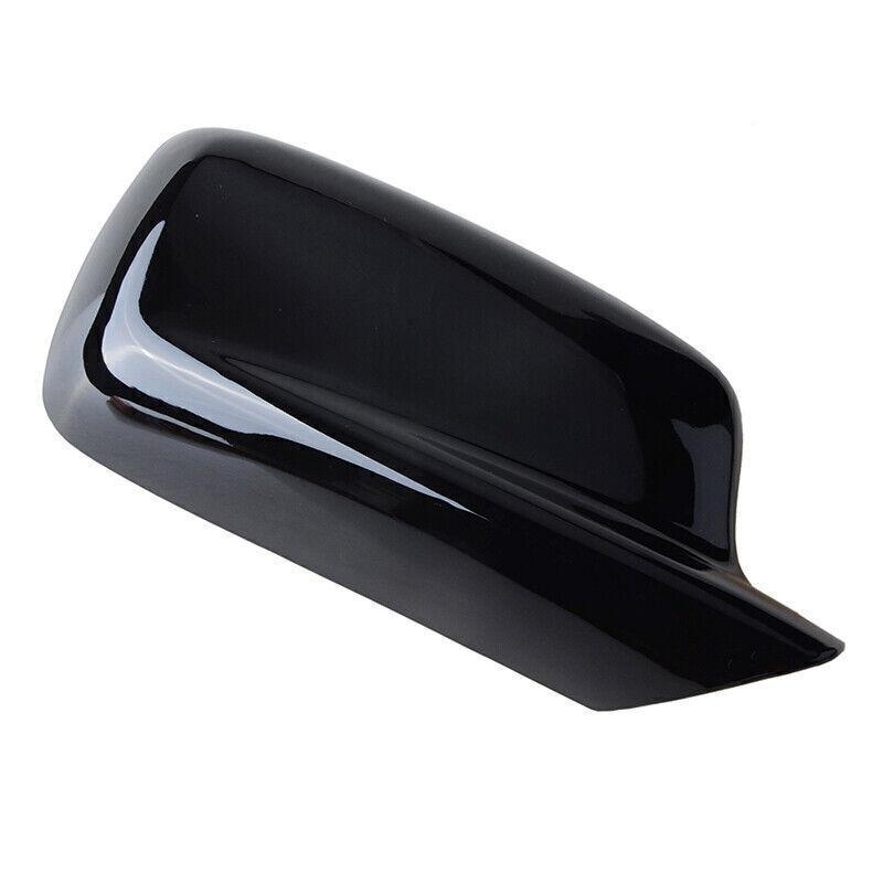 1PC Right RH Side Mirror Cover Cap For BMW E46 E65 750Li 325Ci 330Ci Gloss Black