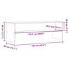 VidaXL Meuble TV chêne marron 120x40x40 cm bois d'ingénierie, support TV, buffet TV, meuble multimédia, banc TV, armoire 835566