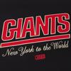 Kith For The NFL: Giants Nelson Vintage Crewneck Black Unisex Tops KHM031622-001