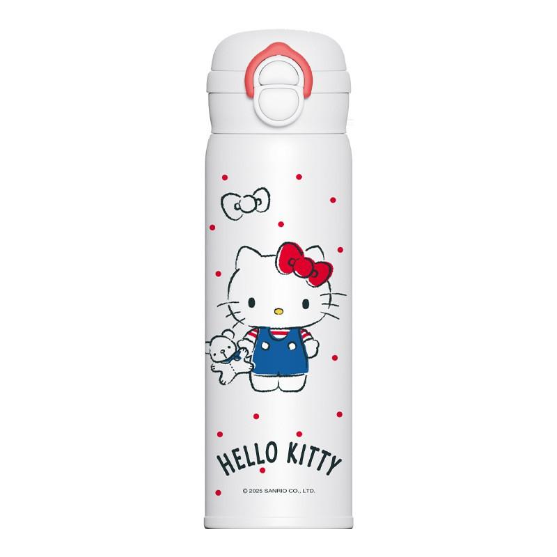 316 Stainless Steel Insulated Kids Water Bottle With Straw Flip Lid - Hello Kitty Kuromi Cinnamoroll My Melody Designs