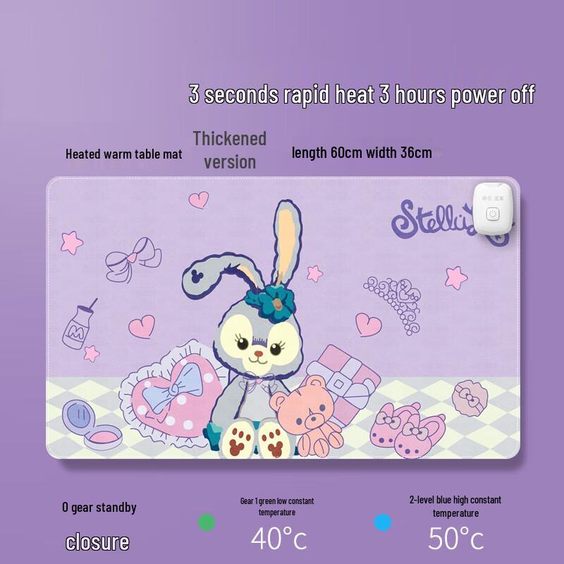 Nanxu Heated Office Desk Mat with Shortcut Buttons