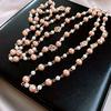 French Vintage Baroque Pearl Necklace Summer Niche Premium Sense Clavicle Chain Light Luxury Versatile Necklace Women