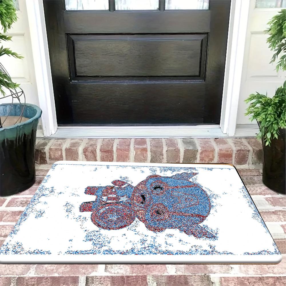 1 Marvel Doormat | Spider-Man Heroes League Edition - Cartoon Pattern Living Room Rug | Flannel Material Bath Mat, Machine Was