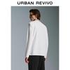 UR Herr Basic Enfärgad Långärmad Rundhals T-shirt