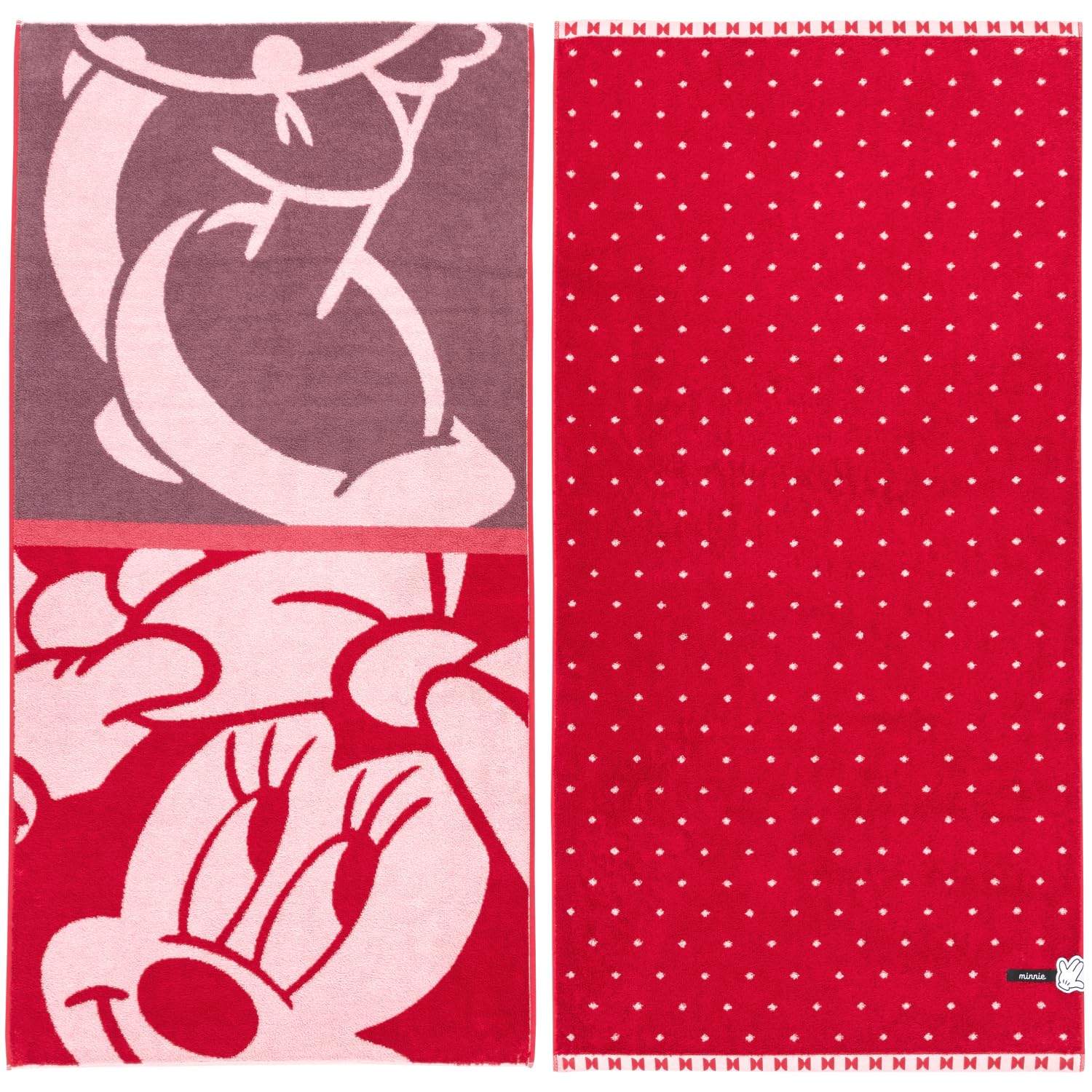 

Towel Laboratory Disney Minnie Mouse Bath Set of Low Gift [Disney Characters] #modern Towels, 2, Fluffy, Fast-Absorbent, 100% Cotton, Shedding,