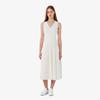 [Lacoste] Women's V-Neck Sleeveless Pleated Dress EF8849-56G70V