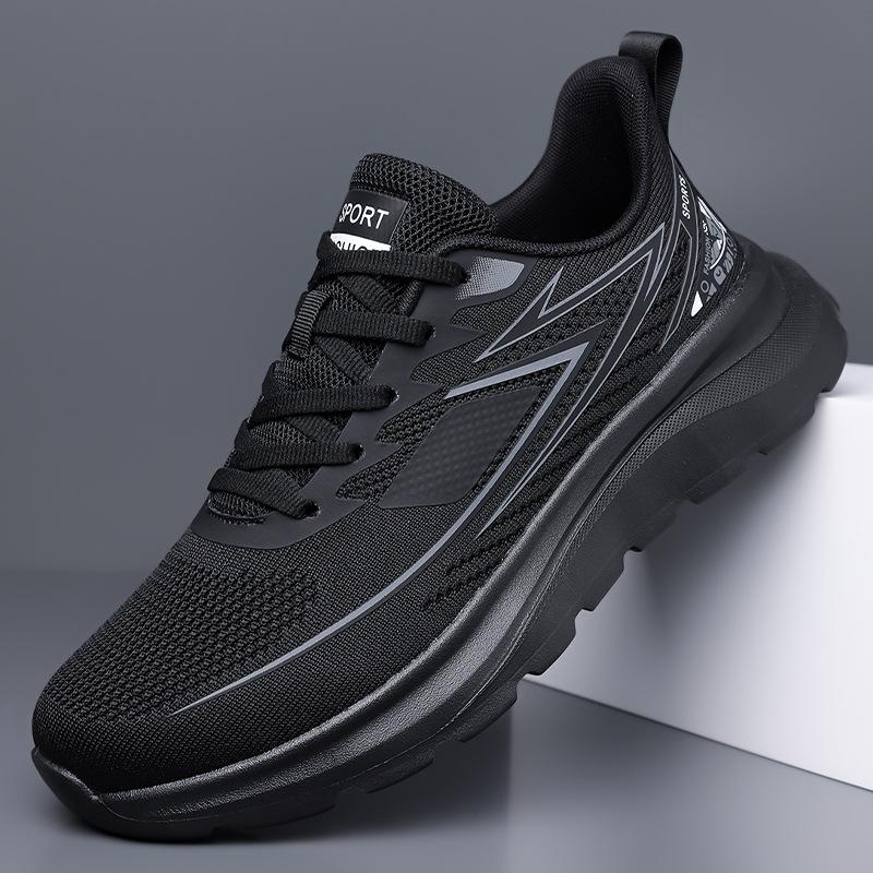 

Men s shoes sports shoes 2025 new summer fly-woven mesh breathable fashion lightweight platform casual shoes 2025 38