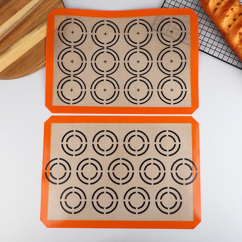 1Pc Silicone Baking Mats For Oven Thickened Reusable Non Stick Heat Resistant Bakeware Sheets Liner For Cookies Macaron Bread