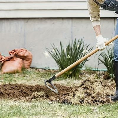 [Heavy-Duty Hoe] Sharp Heavy-Duty Manganese Steel Hollow Hoe | Gardening Tool for Vegetable Farm and Garden Cultivation