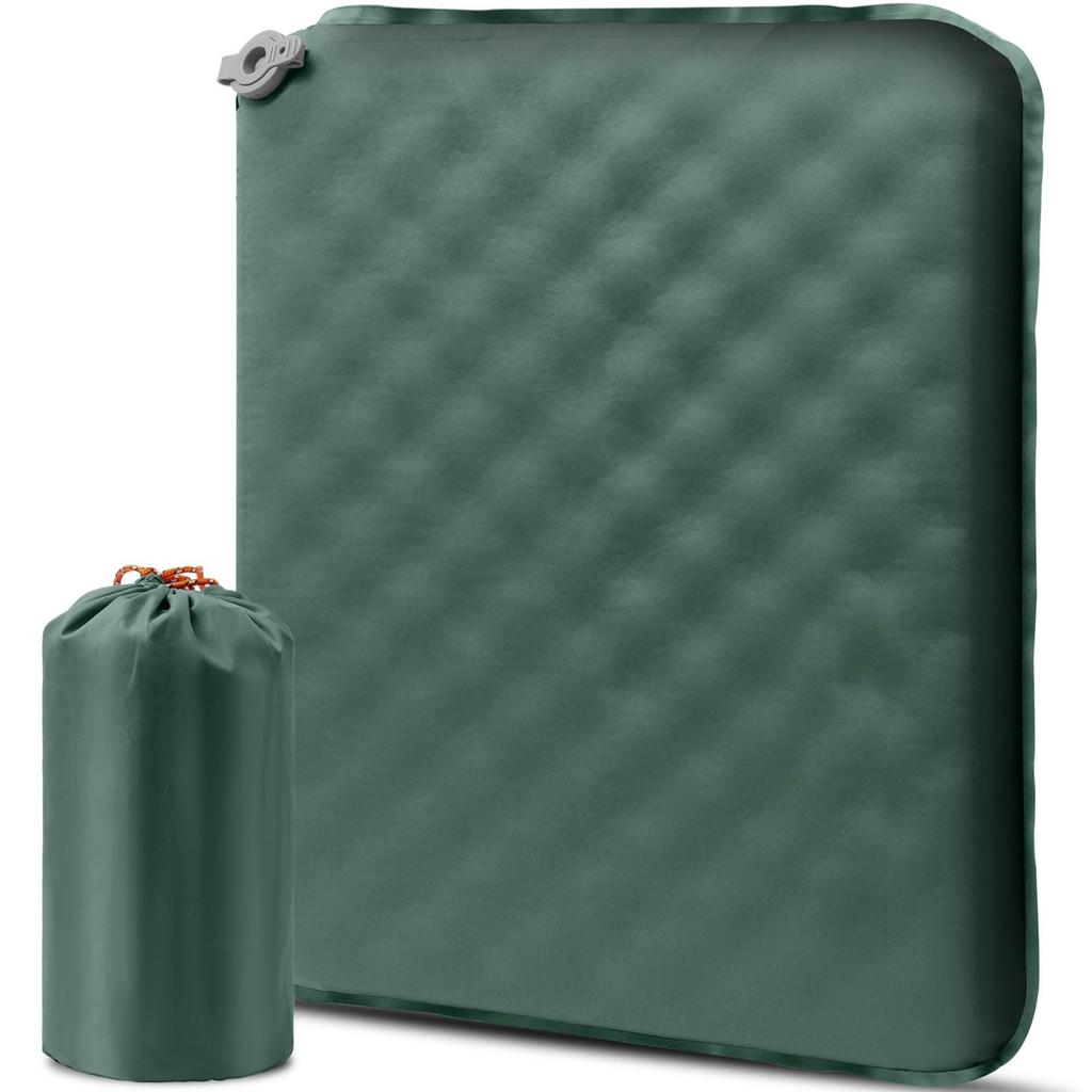 Tragbares selbstaufblasendes Sitzkissen 5 Sekunden automatische Aufblähung Campingmatte mit   Leichtes Reisekissen für Outdoor-Wandern Sport   Ch
