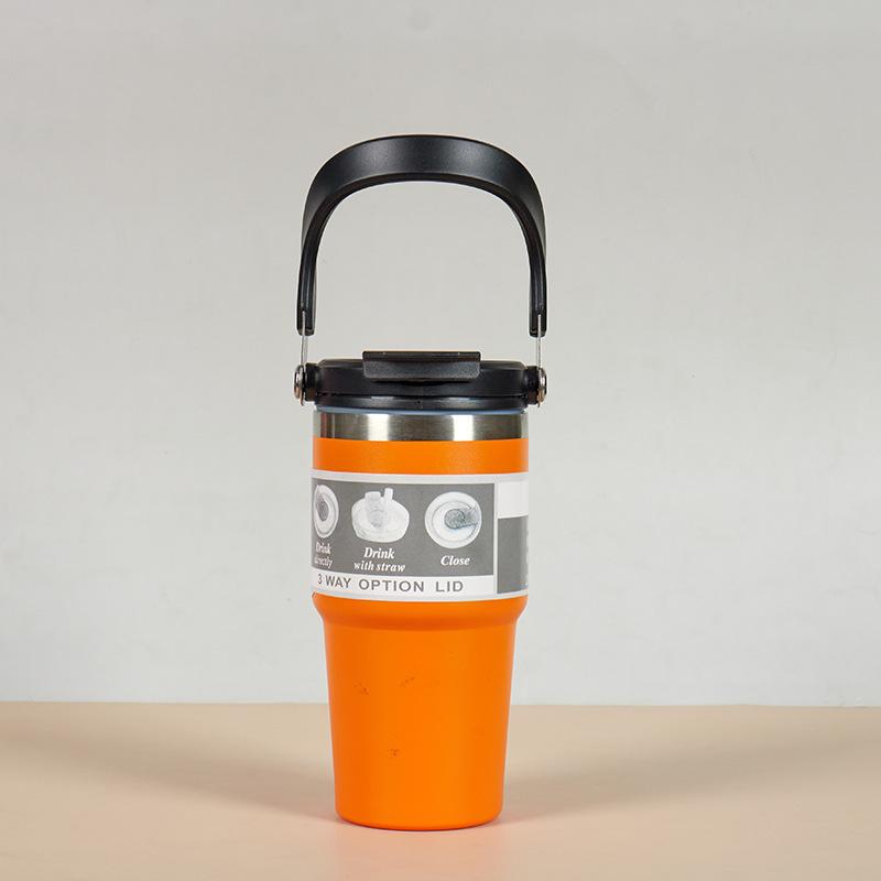 30oz Portable Insulated Stainless Steel Car Cup for Cold Storage