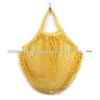 Foldable Pure Cotton Mesh Shopping Bag - Portable Handheld Fruit & Vegetable Storage