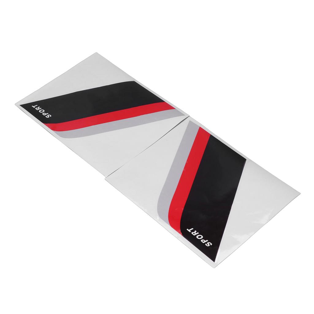 2pcs Car Body Sticker Universal Vinyl Sports Style 3 Colors Waterproof Decorative Stripe Decals for
