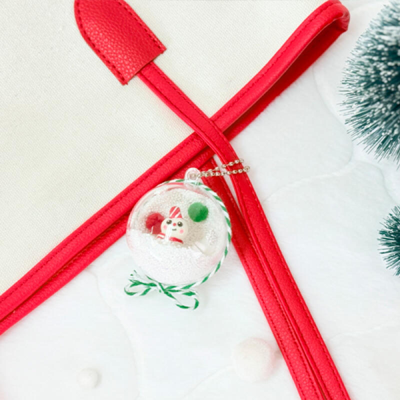 Snow Dome Christmas Keychain Making - 1-person Set