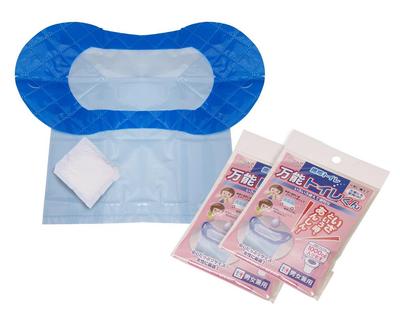 Portable Toilet OK To Defecate [All-purpose Toilet-kun] Set of 2