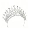Yilin Crown Tiara Bridal Hair Accessory High end European and American Crown Baroque Performance Beauty Pageant Miss World