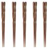 Happy Set of Made In PID0915 J-kitchens Chopsticks, 5, Material Wood, Chopsticks, Japan,