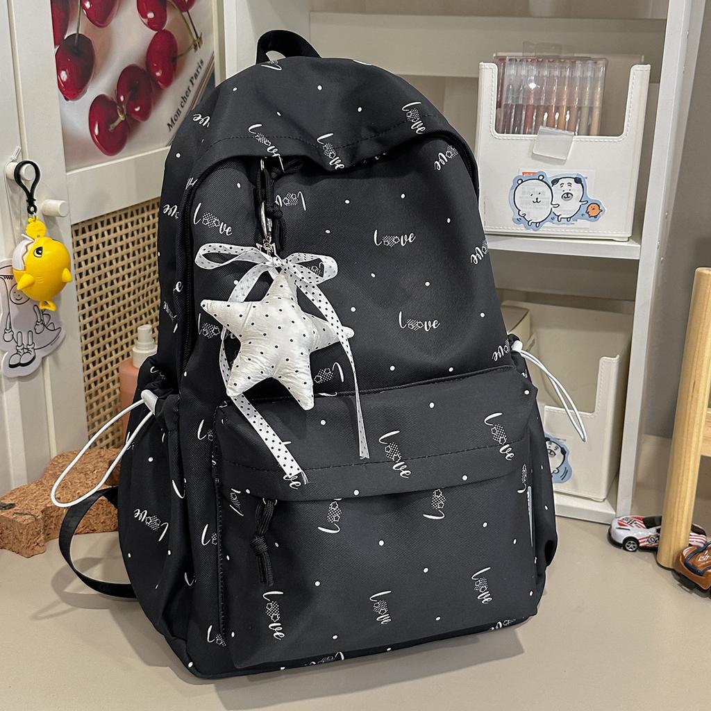 Schoolbag Japanese ins high value fresh simple backpack junior high school student schoolbag women travel lightweight versatile backpack