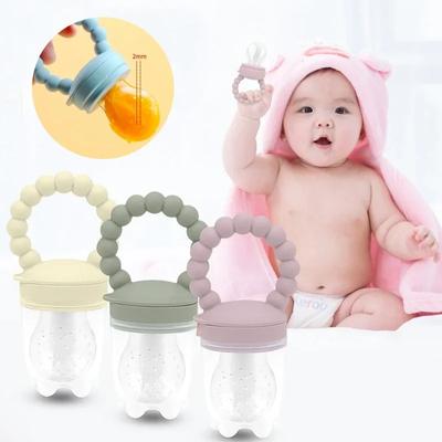 Chupetes de gel de sílice de grado alimenticio para bebés, alimentador de frutas, una forma saludable de moler frutas y verduras para la alimentación del bebé de 6 meses
