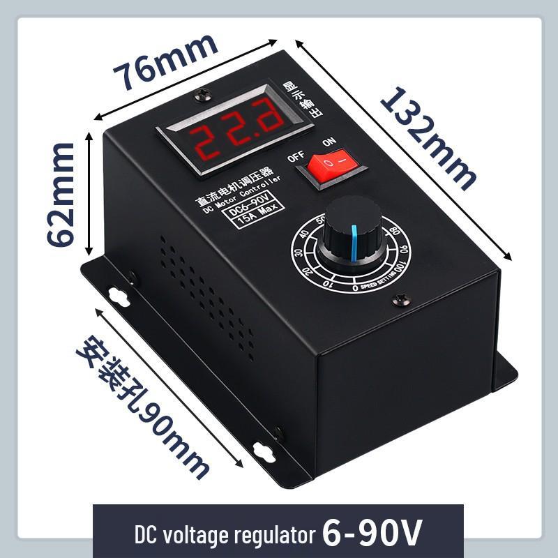 Universelles PWM-Modul zur Drehzahlregelung von Gleichstrom-Bürstenmotoren: 6V-90V