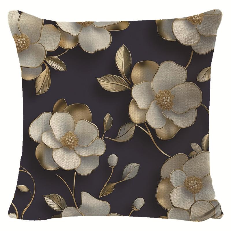 

Новая белая наволочка с цветочным рисунком для праздничного украшения и чехол для подушки в автомобиль 45 * 45 separate pillow cover