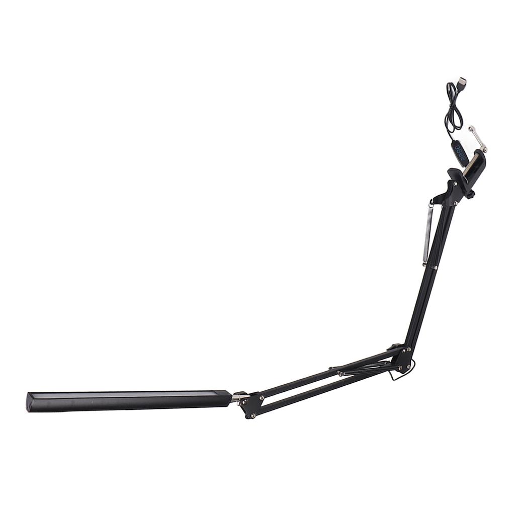 LED Swing Arm Lamp Adjustable Eye Caring Student Reading Desk Lamp with Clamp for Study Office